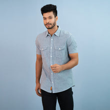 Load image into Gallery viewer, Mens Casual Shirt- Dark Blue
