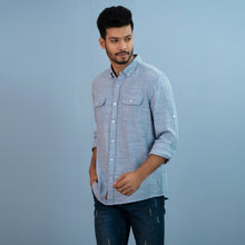 Load image into Gallery viewer, Mens Casual Shirt- Light Blue
