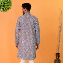 Load image into Gallery viewer, Mens Basic Panjabi-Peacock Blue
