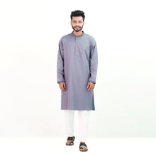 Load image into Gallery viewer, Mens Embroidery Panjabi- Ashly Blue

