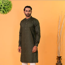 Load image into Gallery viewer, Mens Basic Panjabi-Green 1
