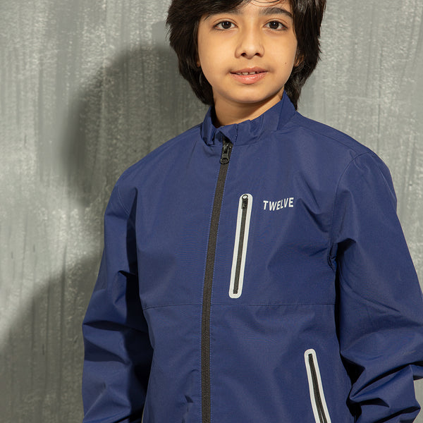 Boys Bomber Jacket- Navy 2