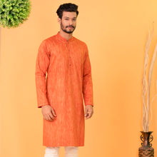 Load image into Gallery viewer, Mens Basic Panjabi- Orange 1
