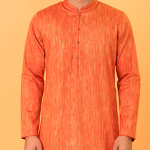 Load image into Gallery viewer, Mens Basic Panjabi- Orange 1
