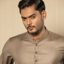 Load image into Gallery viewer, Mens Embroidery Panjabi - Chestnut
