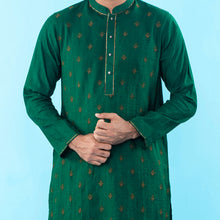 Load image into Gallery viewer, Mens Embroidery Panjabi- Green
