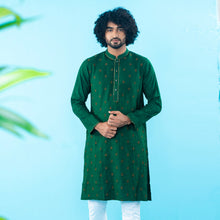 Load image into Gallery viewer, Mens Embroidery Panjabi- Green
