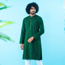 Load image into Gallery viewer, Mens Embroidery Panjabi- Green
