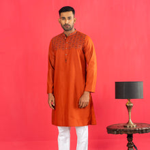 Load image into Gallery viewer, Mens Panjabi- Burnt Orange
