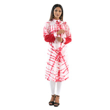Load image into Gallery viewer, Ladies Kurty- Red Print
