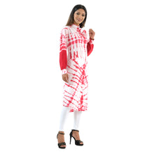 Load image into Gallery viewer, Ladies Kurty- Red Print
