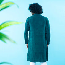 Load image into Gallery viewer, Mens Basic Panjabi- Ocean Blue
