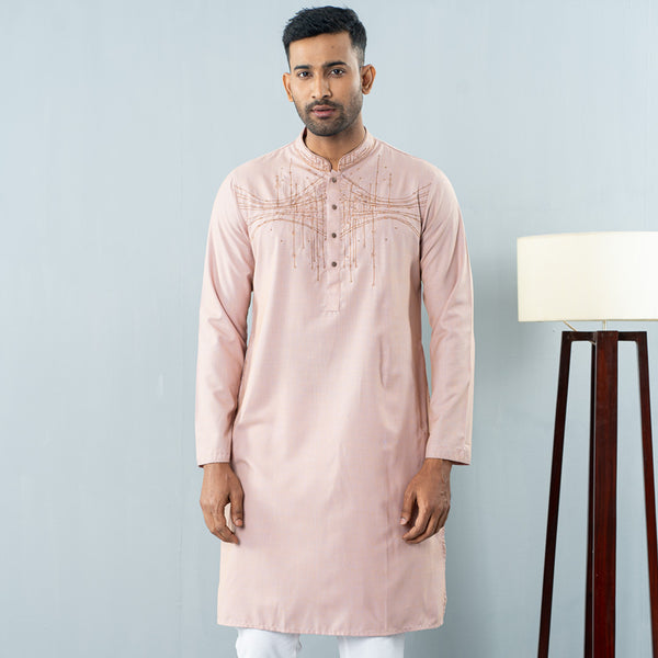 Men's Lemonade Pink Panjabi