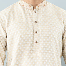 Load image into Gallery viewer, Mens Embroidery Panjabi- Off White
