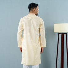 Load image into Gallery viewer, Mens Embroidery Panjabi- Golden
