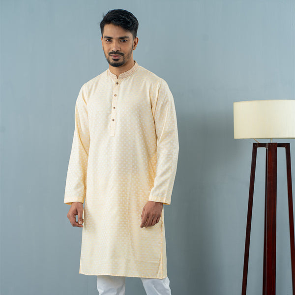 Men's Golden Panjabi