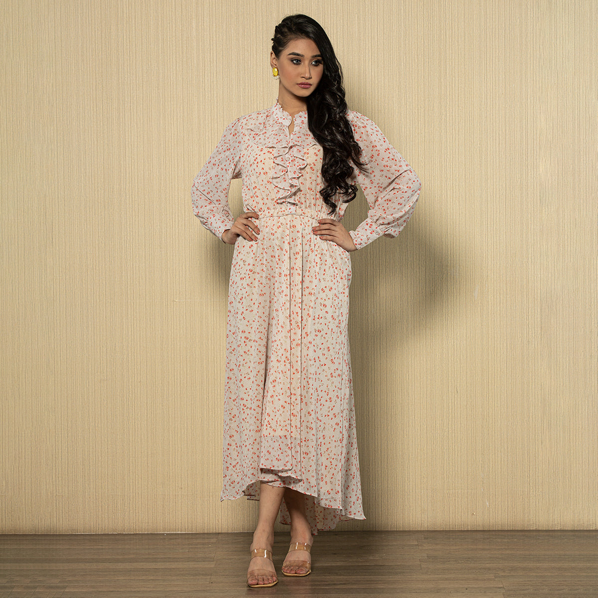 Ladies Dress - Cream White