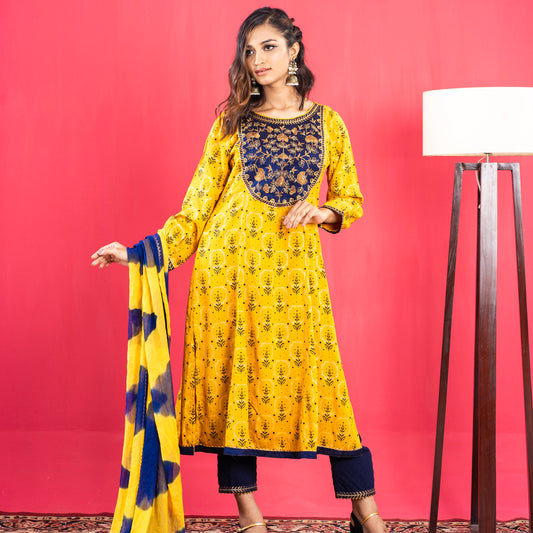 Salwar Kameez- Mustard