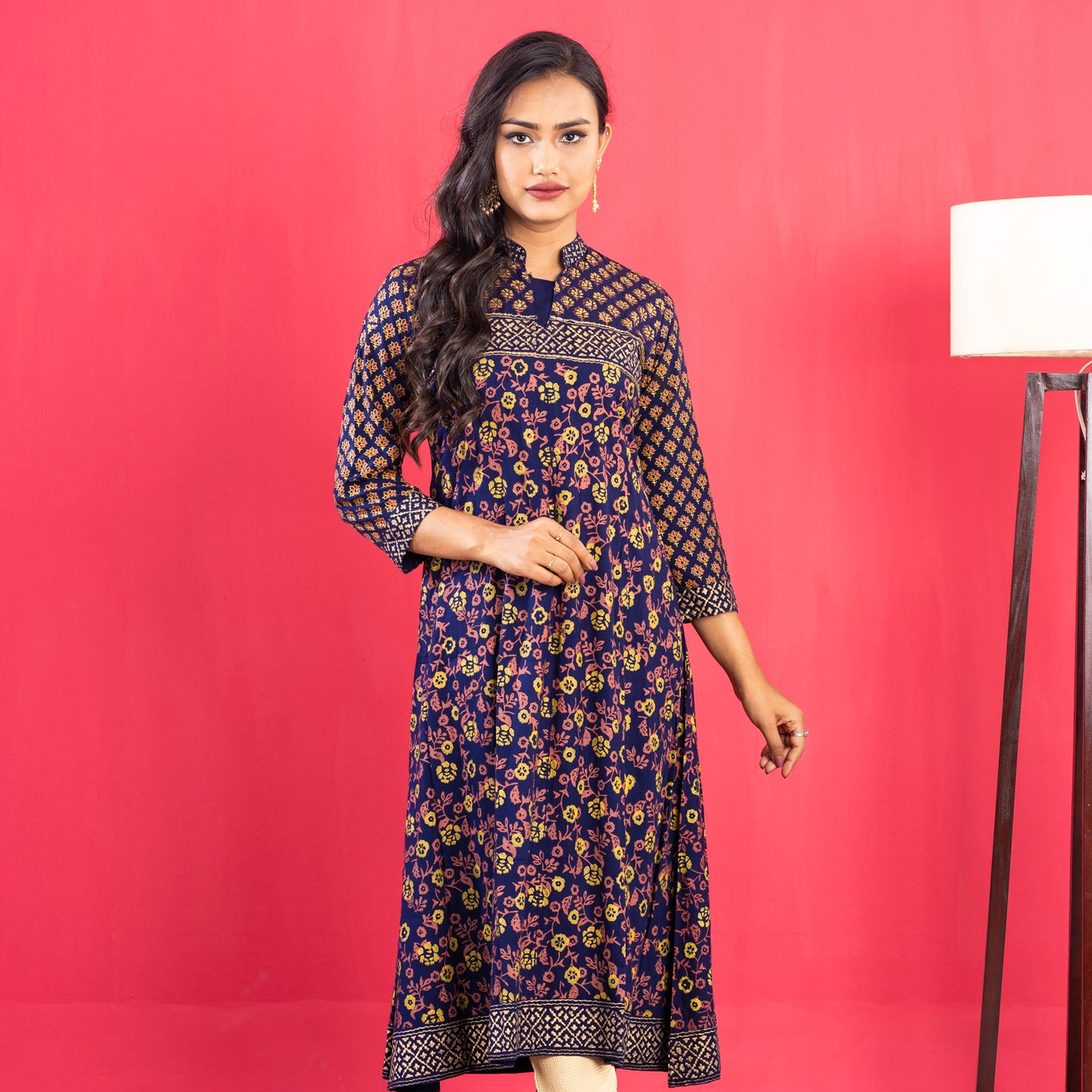 Ladies Kurti- Navy