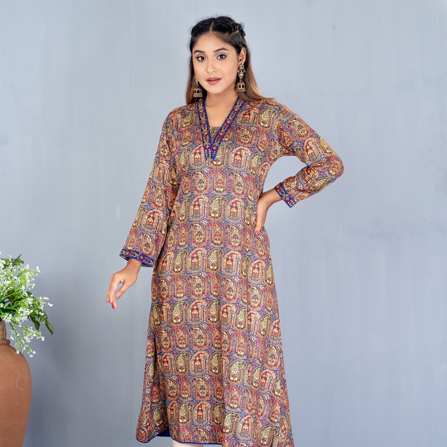 Ladies Kurti- Multi Color