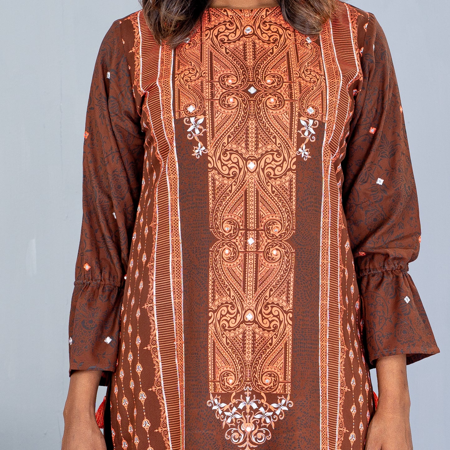 Womens Kurti- Brown