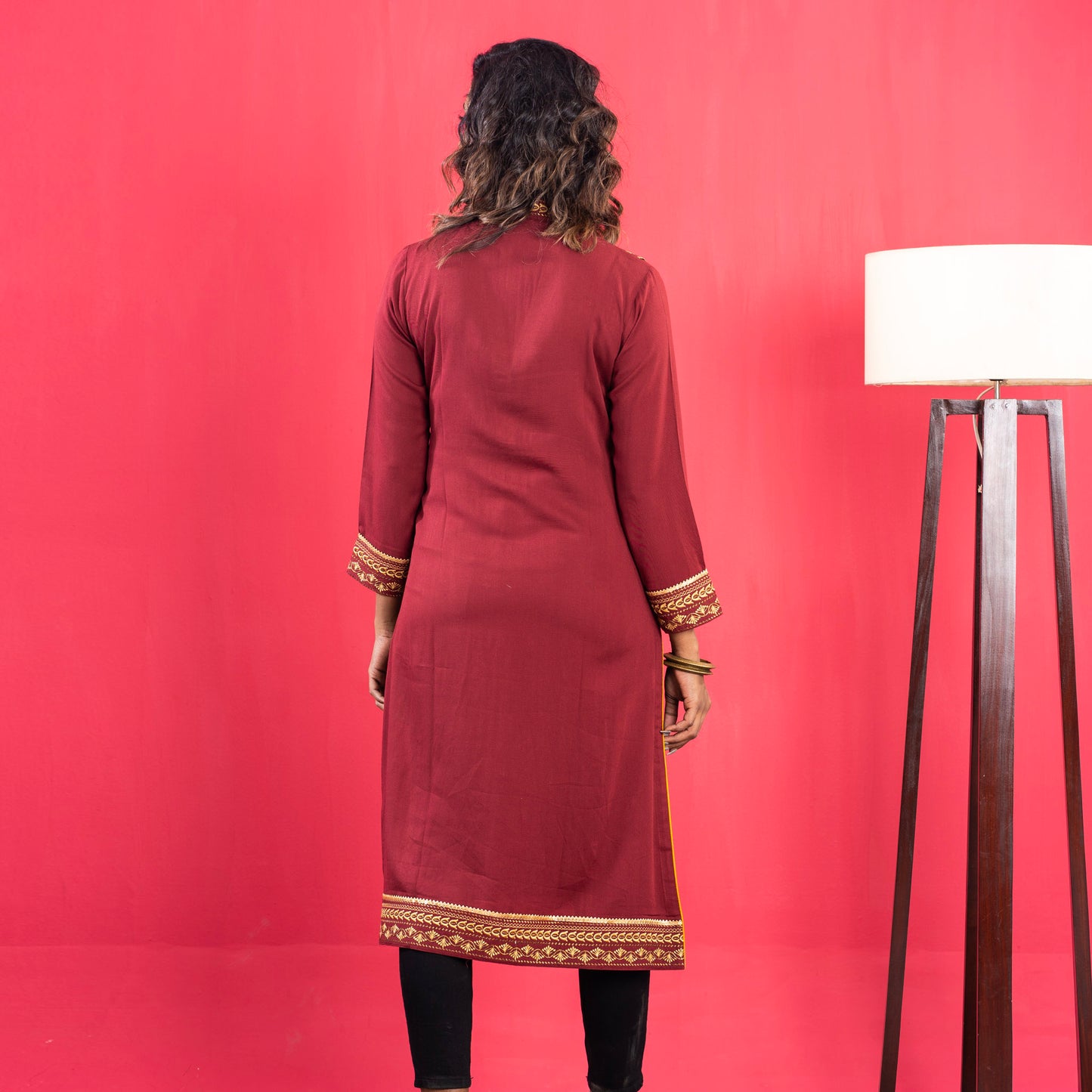 Womens Kurti- Maroon