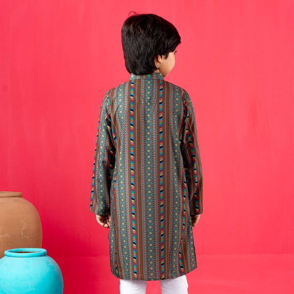 Boys Panjabi- Multicolour