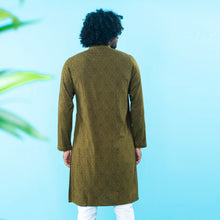 Load image into Gallery viewer, Mens Panjabi- Olive Green
