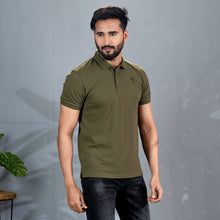 Load image into Gallery viewer, Mens Polo- Forest Green
