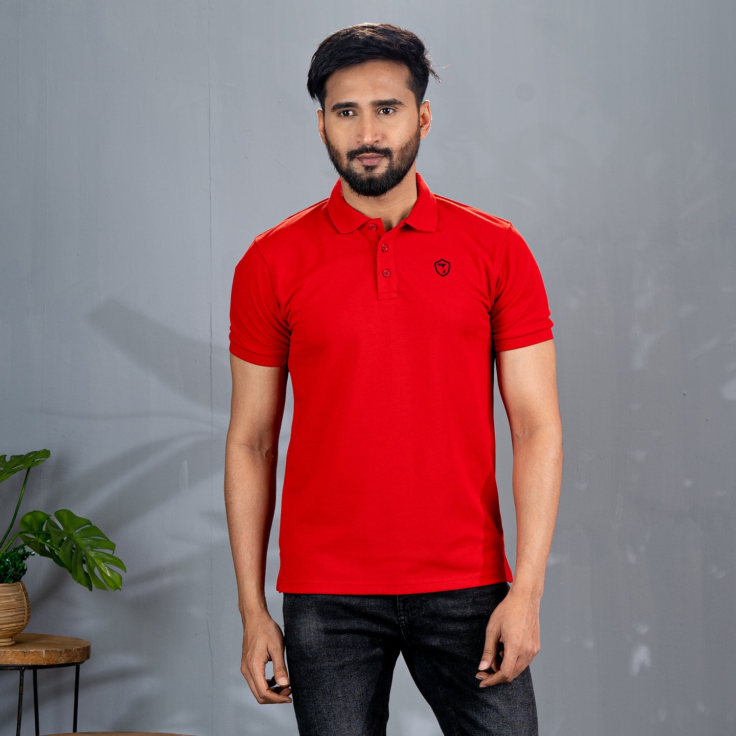 Mens Polo- Red