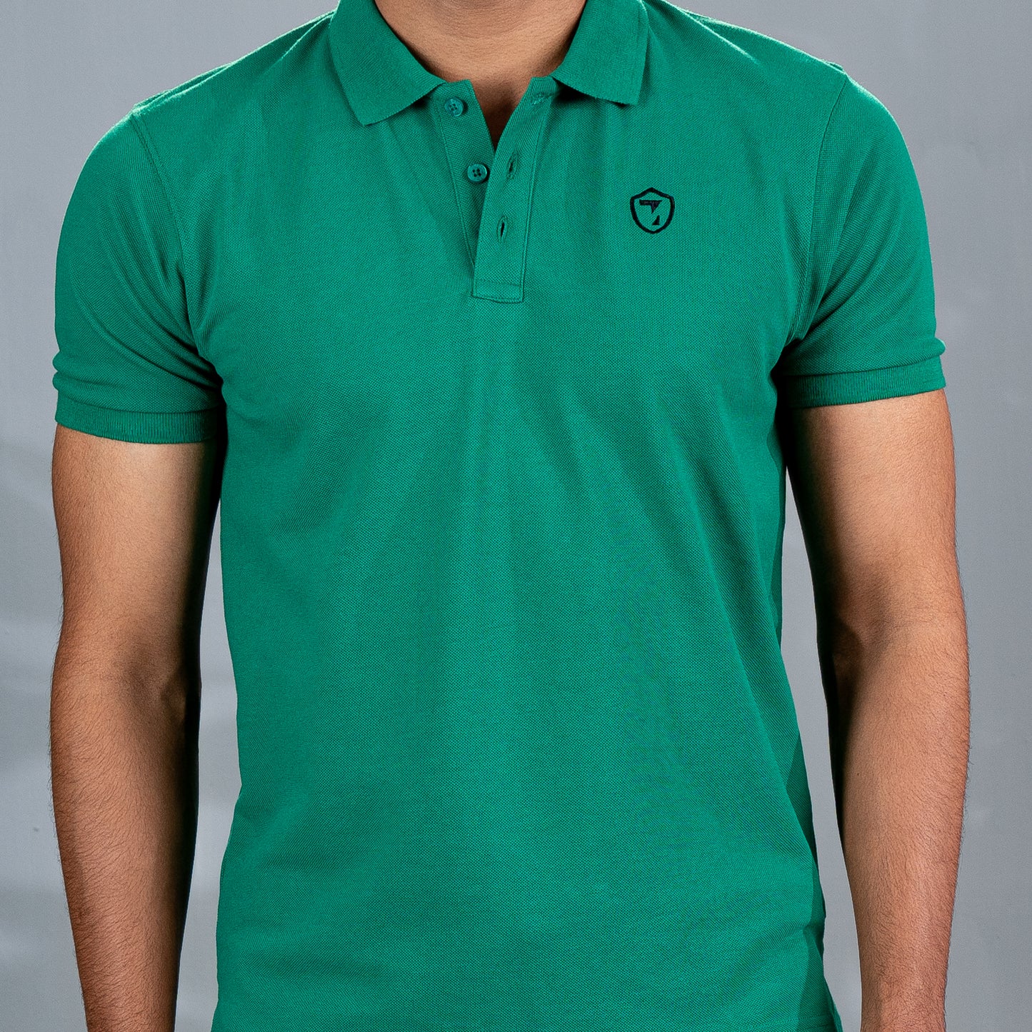 Mens Bottle Green Polo