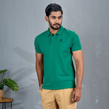 Load image into Gallery viewer, Mens Polo- Bottle Green
