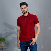 Load image into Gallery viewer, Mens Polo- Maroon
