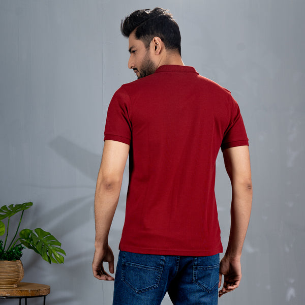 Mens Polo- Maroon