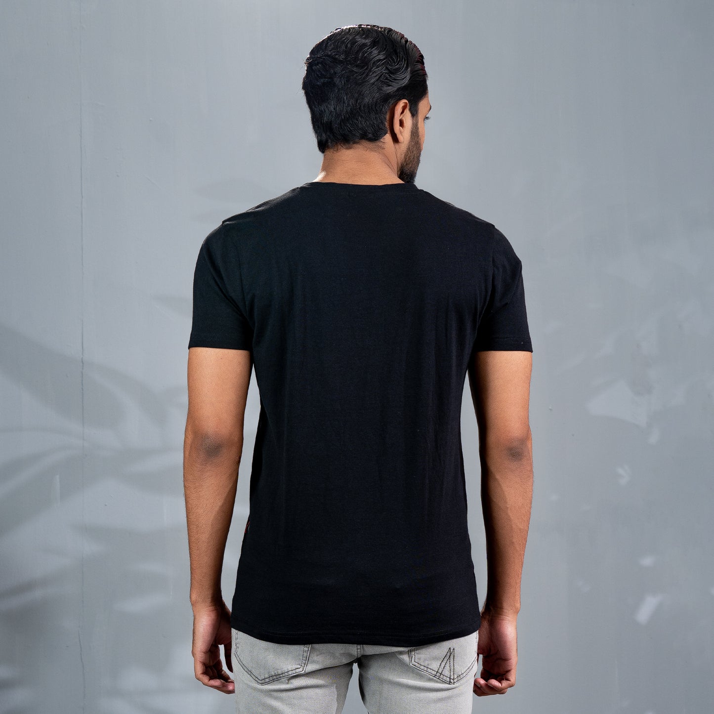 Mens Black Print T-Shirt