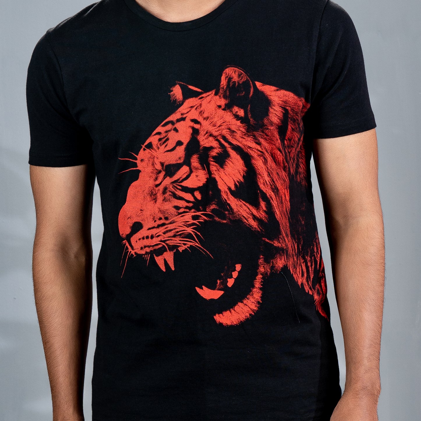 Mens Black Print T-Shirt