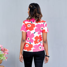 Load image into Gallery viewer, Ladies T-Shirt- Pink Aop
