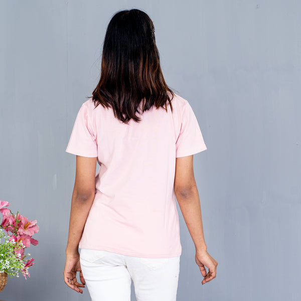 Ladies T- Shirt- Light Pink