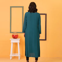 Load image into Gallery viewer, Ladies Kurty-Teal
