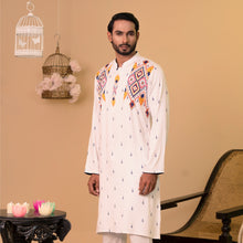 Load image into Gallery viewer, Mens Panjabi-White
