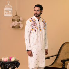Load image into Gallery viewer, Mens Panjabi-White
