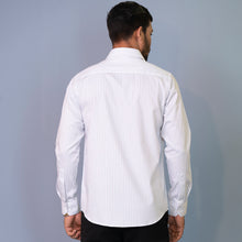 Load image into Gallery viewer, Mens Formal Shirt-White Perple
