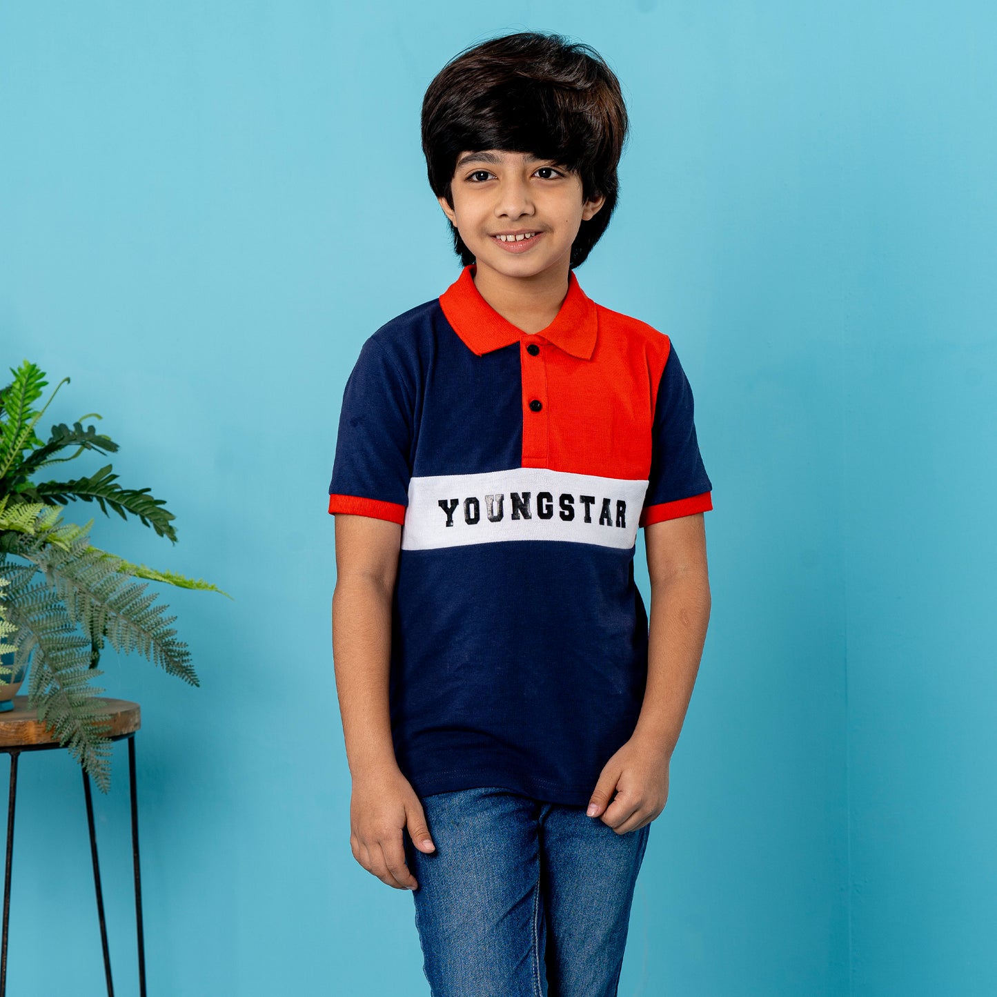 Boys Polo- Navy