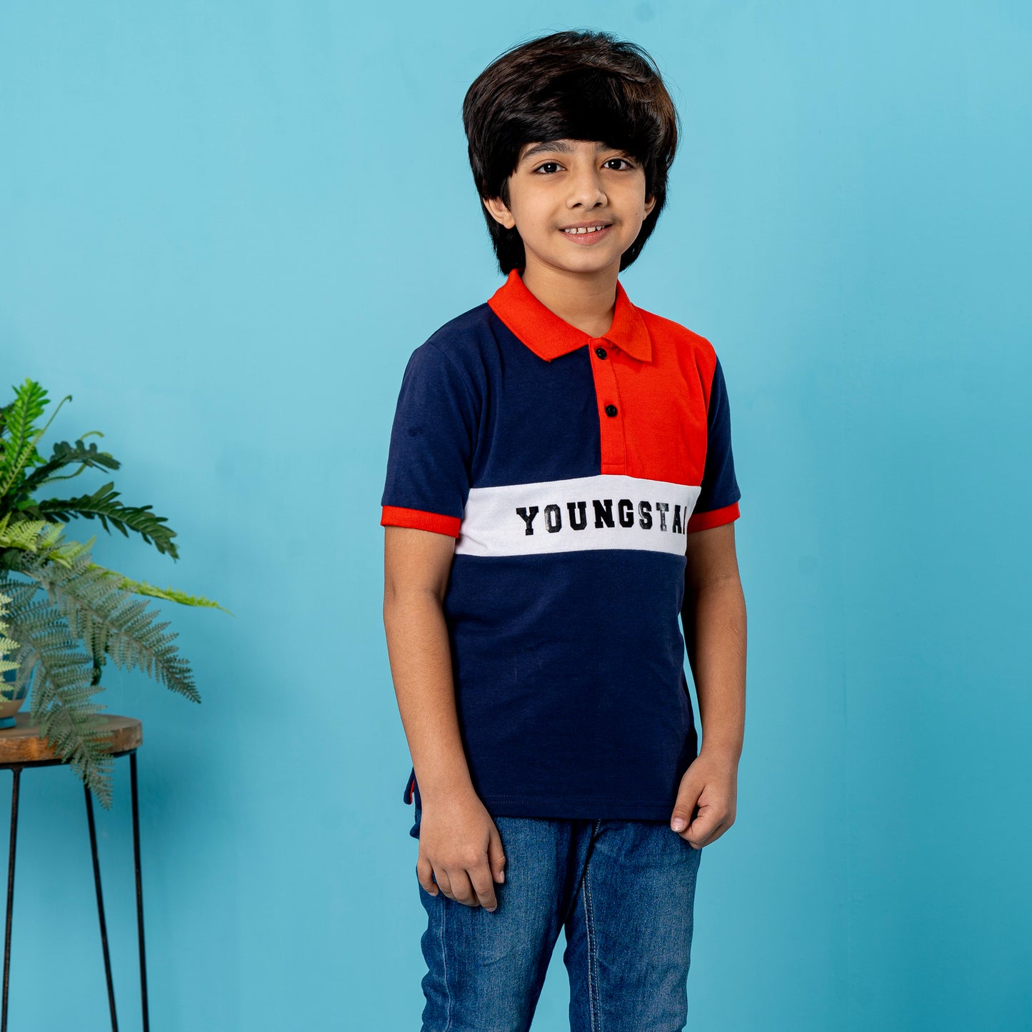 Boys Polo- Navy