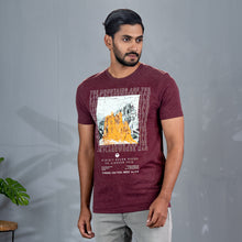 Load image into Gallery viewer, Mens T-Shirt- Bordeaux
